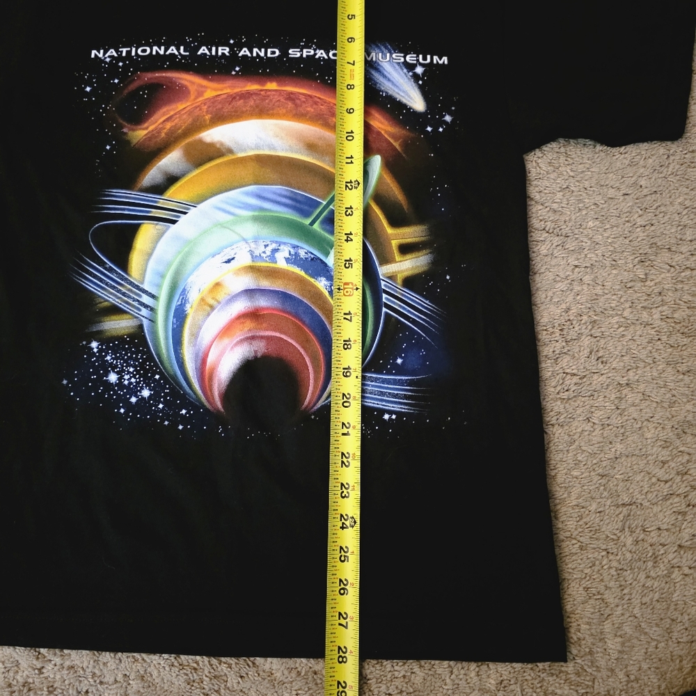 National Air and Space Museum Dbl Sided Graphic Tee Size Medium on Bayside USA - Picture 7 of 7